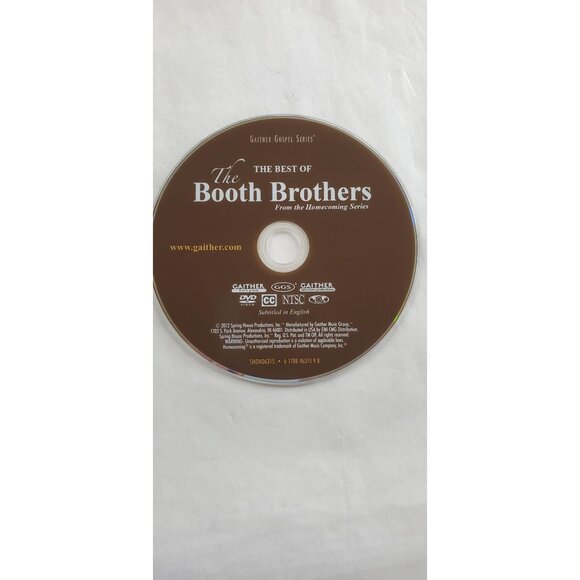 The Best OF The Booth Brothers DVD 2012 - Gaither Gospel Series - Picture 5 of 6